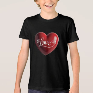 Snygg hjärtan t shirt