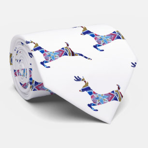 Snygg hjort mandala art Art Tie Slips