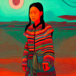 Snygg Hmong Art "Hmong Village" Skriv ut Canvastryck<br><div class="desc">Snygg Hmong Art "Hmong Village" Skriv ut av berömd Hmong-artist M. Vue.</div>