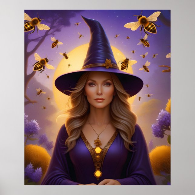 Snygg Honeybee Witch Poster (Framsidan)