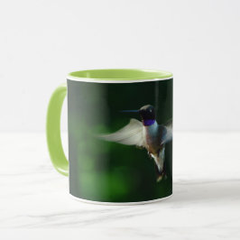 Snygg Hummingbird i Flight Art Mugg