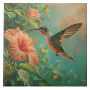 Snygg Hummingbird Kakelplatta