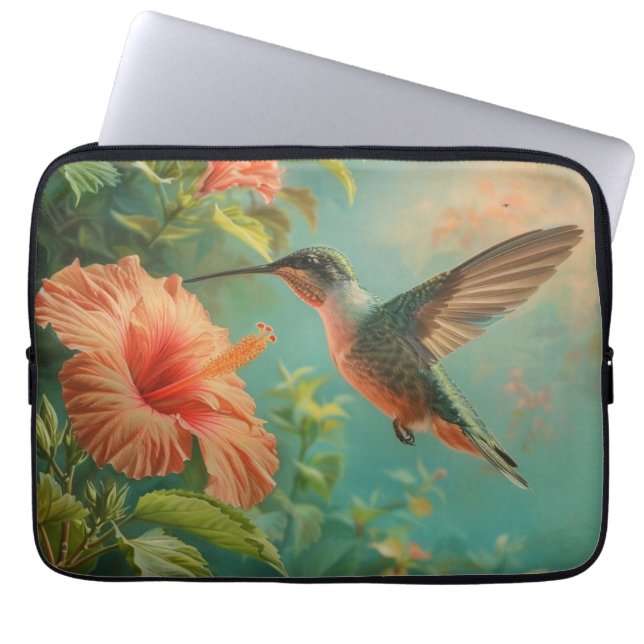 Snygg Hummingbird Laptop Fodral (Framsidan)