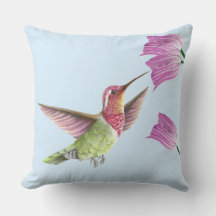 Snygg Hummingbird med Tulips