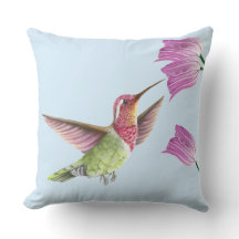Snygg Hummingbird med Tulips