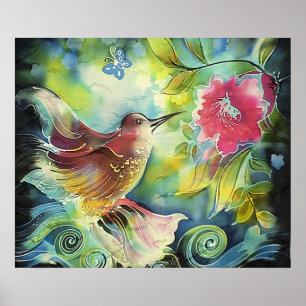 Snygg Hummingbird Poster