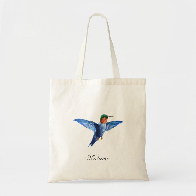 Snygg Hummingbird Tygkasse (Framsidan)