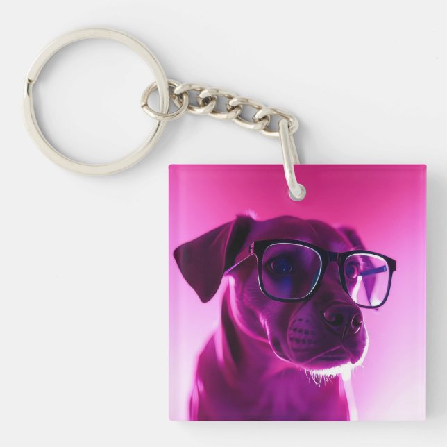 Snygg hund med solglasögon (Framsidan)