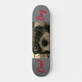 Snygg Hund Med Solglasögon Mini Skateboard Bräda 18,5 Cm