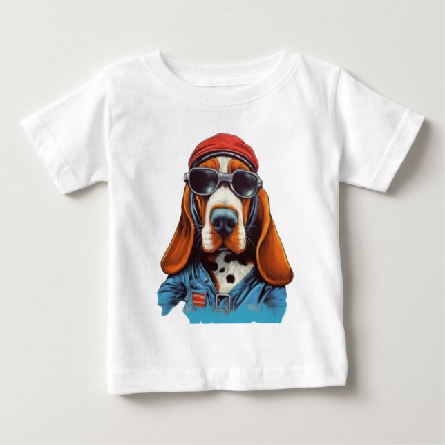 Snygg hund t shirt (Framsida)
