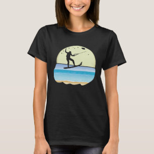 Snygg Hund Wakeboard-grafik för Wakeboard T Shirt