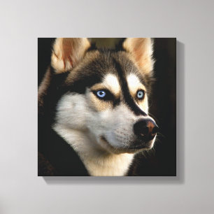 Snygg Husky Dekorativ kudde Canvastryck