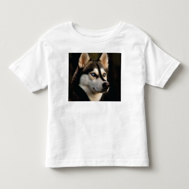 Snygg Husky Dekorativ kudde T Shirt (Framsida)