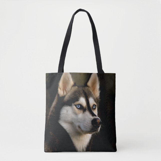 Snygg Husky Dekorativ kudde Tygkasse (Framsida)