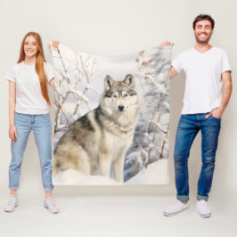 Snygg Husky Fleecefilt
