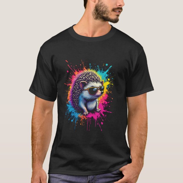Snygg Igelkott T Shirt (Framsida)
