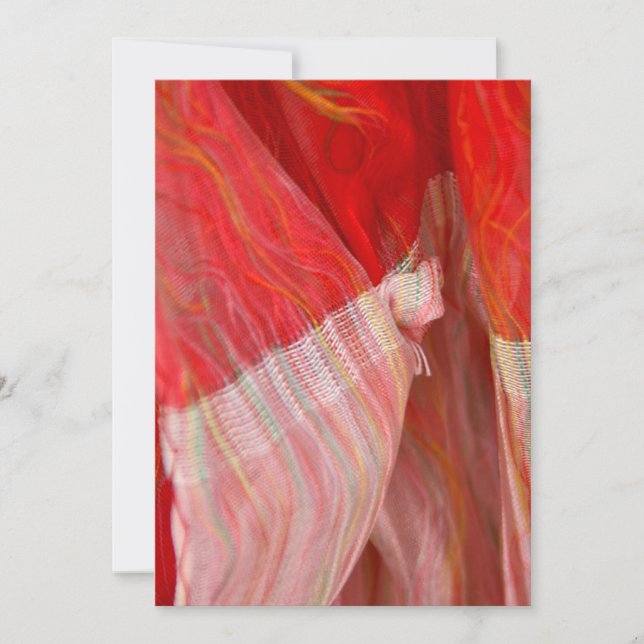 Snygg inbjudan till Silke Scarf (Framsida)