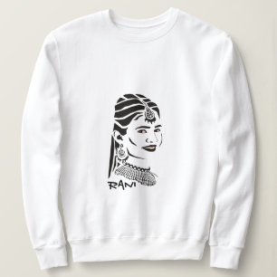 Snygg indiansk Rani Sweatshirt T Shirt