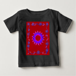 Snygg indisk Motif Mehndi Art Design T-shirt