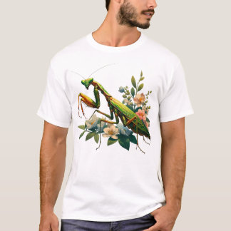Snygg Insekt Art Praying Mantis T Shirt