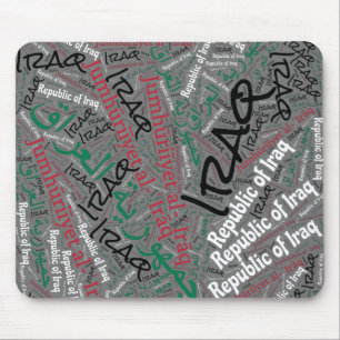 Snygg Iraks Flagga Patriotic Musmatta