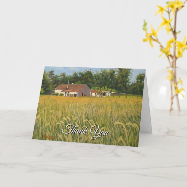 Snygg Irish Blating Tack Kort (Gul blomma)