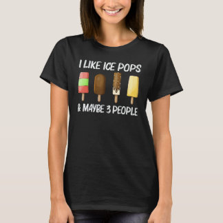 Snygg ispinne för män kvinnor Glasspinne Fryst T Shirt