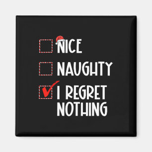 Snygg, jag beklagar ingenting jultomten magnet