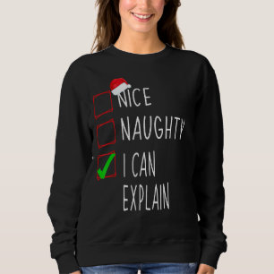 Snygg, jag kan förklara Xmax jultomten T Shirt