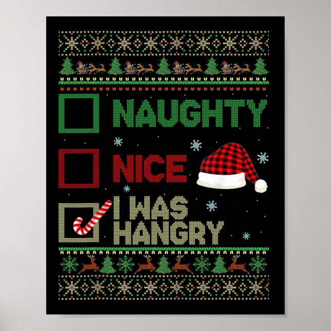 Snygg, jag var ful, söt jul L Poster (Framsidan)