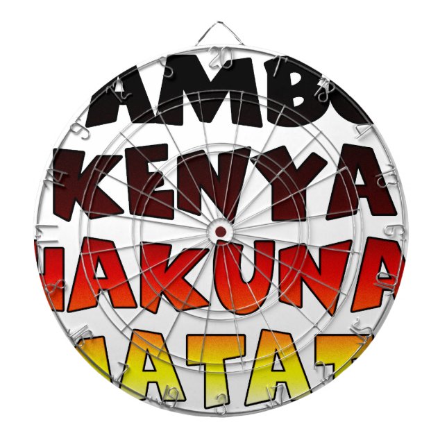 Snygg Jambo Kenya Hakuna Matata Loely Art Piltavla (Framsidan)