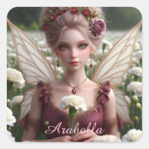 Snygg januari Fairy i Carnations