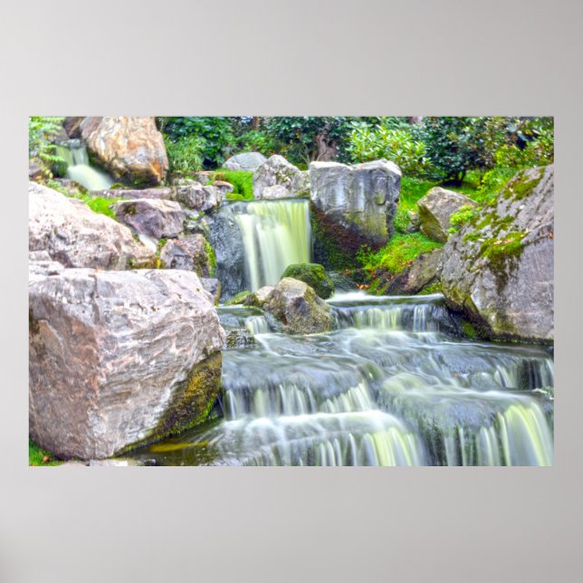 Snygg japansk Garden Image Poster (Framsidan)