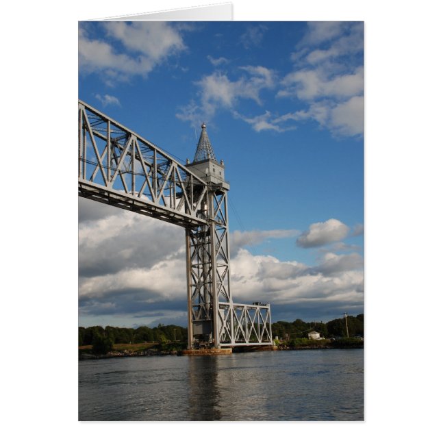 Snygg järnvägsbro hälsningskort (Framsidan)