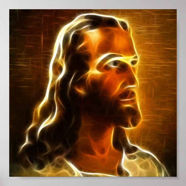 Snygg Jesus Porträtt 2 Poster (Framsidan)