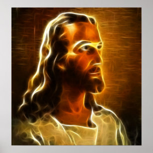 Snygg Jesus Porträtt Poster