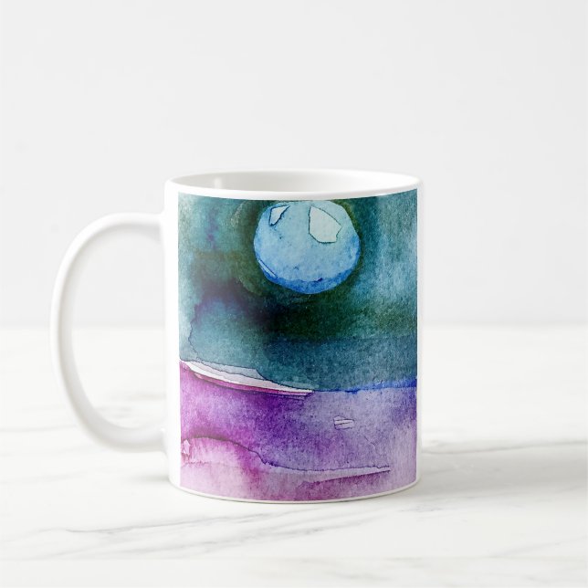 Snygg jord kaffemugg (Vänster)