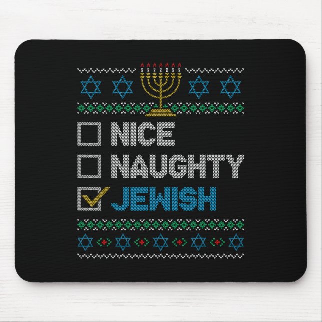 Snygg, jude, Ugly Jul Sweater Funny H Musmatta (Framsidan)