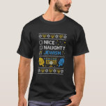 Snygg judisk fin Hanukkah-jul T Shirt<br><div class="desc">Snygg judisk fin Hanukkah-jul</div>