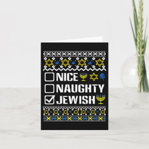 Snygg judisk Hanukkah Chanukah judisk Sweat Kort