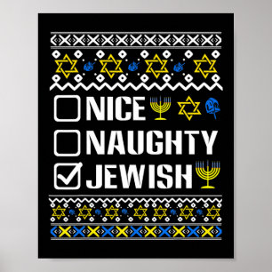 Snygg judisk Hanukkah Chanukah judisk Sweat Poster