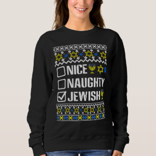 Snygg judisk Hanukkah Chanukah judisk Sweat T Shirt