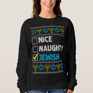 Snygg, judisk Hanukkah Ugly jul Chanuk T Shirt