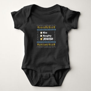 Snygg judisk Hanukkah Ugly Sweater T Shirt