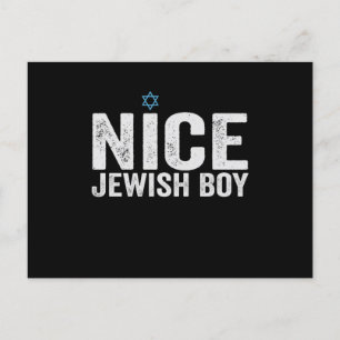 Snygg judisk pojke Hanukkah jude familjegåva Vykort
