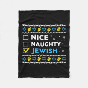 Snygg judisk Ugly Hanukkah Sweater Chanukah Fleecefilt