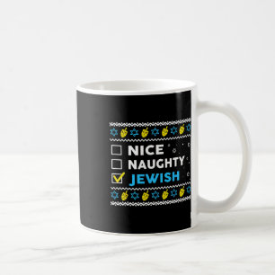 Snygg judisk Ugly Hanukkah Sweater Chanukah Kaffemugg