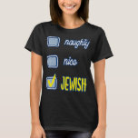 Snygg judisk Ugly Hanukkah Sweater Chanukah T Shirt<br><div class="desc">Snygg judisk Ugly Hanukkah Sweater Chanukah Funny</div>