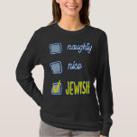 Snygg judisk Ugly Hanukkah Sweater Chanukah T Shirt<br><div class="desc">Snygg judisk Ugly Hanukkah Sweater Chanukah Funny</div>