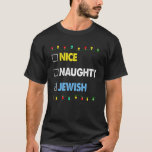 Snygg judisk Ugly Hanukkah Sweater Chanukah T Shirt<br><div class="desc">Snygg judisk Ugly Hanukkah Sweater Chanukah judish 5.</div>